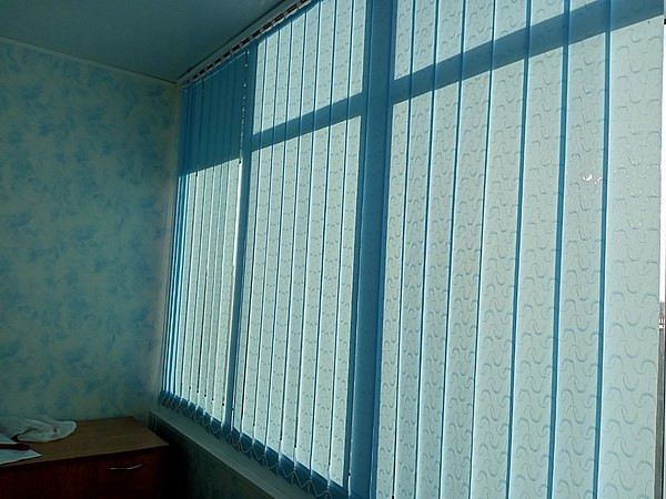 Вертикальные жалюзи, ткань Союз голубой SU_06