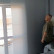 Японские панельные шторы с трехрядным карнизом, ткань Шелк 1608 жемчужно-серый и Крона 1608 светло-серый. Японские панельные шторы с трехрядным карнизом, ткань Шелк 1608 жемчужно-серый и Крона 1608 светло-серый.