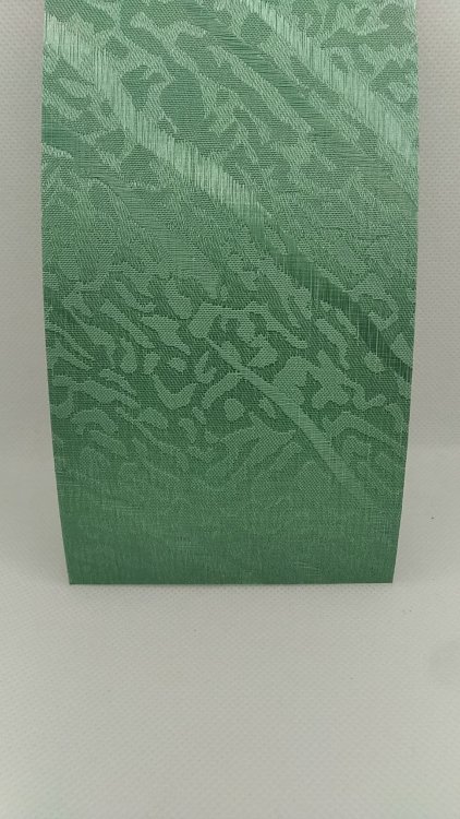 Сандра малахитовый, 89 мм, S-088, ткань для вертикальных жалюзи. Сандра малахитовый, 89 мм, S-088, ткань для вертикальных жалюзи.